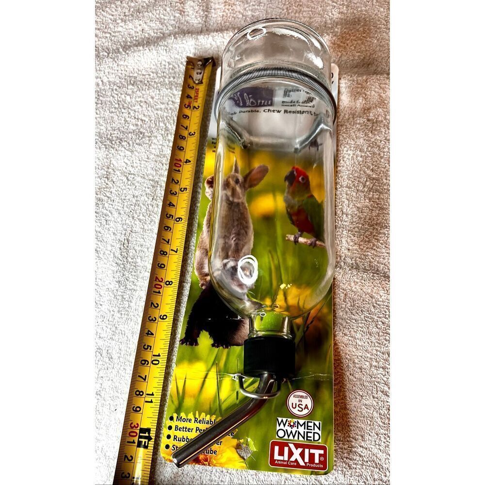 LIXIT CHEW PROOF GLASS BOTTLE -26 OZ. NEW WITH TAGS - Picture 7 of 7